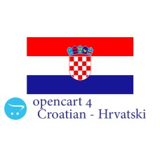 OpenCart 4.x - täis keelepakk - horvaadi keel Hrvatski