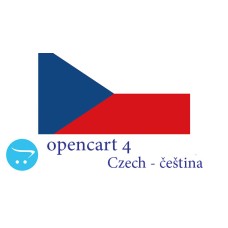 OpenCart 4.x - полный язык языка - чешский čeština
