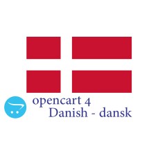 OpenCart 4.x - Teljes nyelvű csomag - dán dansk