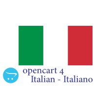 Opencart 4.x - Vollsprachige Pack - Italienisch Italiano