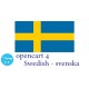 Шведский - svenska