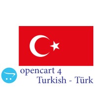 OpenCart 4.x - Teljes nyelvű csomag - török Türk